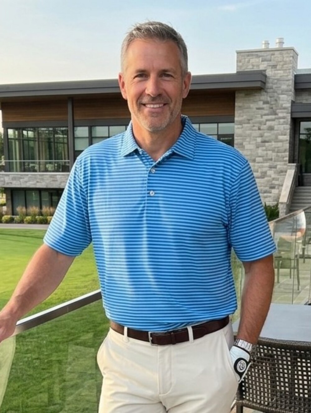 Peter Millar Summer Comfort Performance Striped Polo Size XXL Old Money Golf